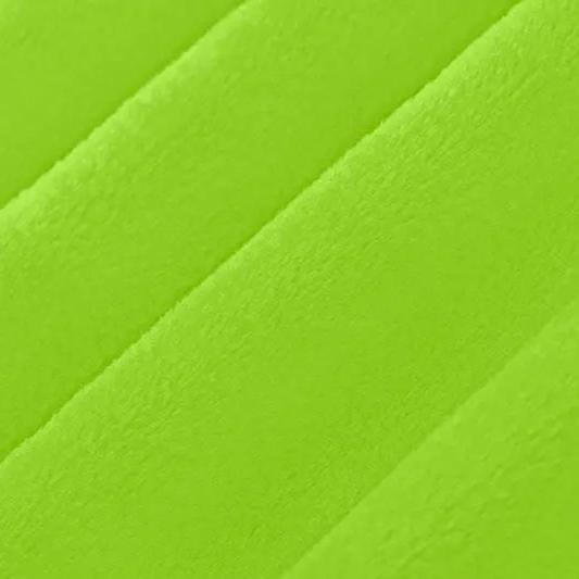 Green Dark Lime Cuddle 3 Extra Wide Solid Fabric per yard - Prismatic Fiber Arts