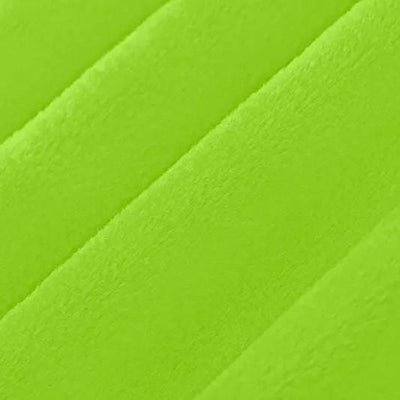 Green Dark Lime Cuddle 3 Extra Wide Solid Fabric per yard - Prismatic Fiber Arts