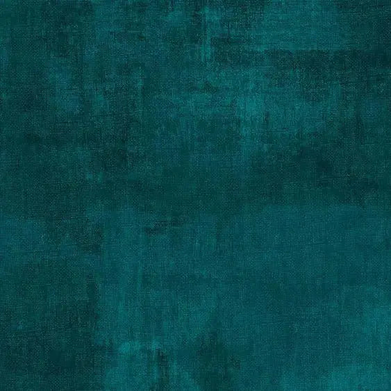 Green Dark Teal Dry Brush Cotton Wideback Fabric Per Yard - Prismatic Fiber Arts