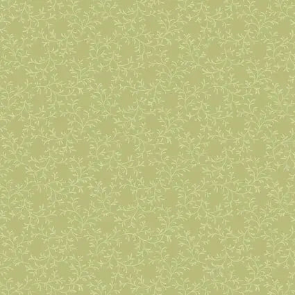 Green Lace Leaf Cotton 43"/44" Fabric Per Yard - Prismatic Fiber Arts
