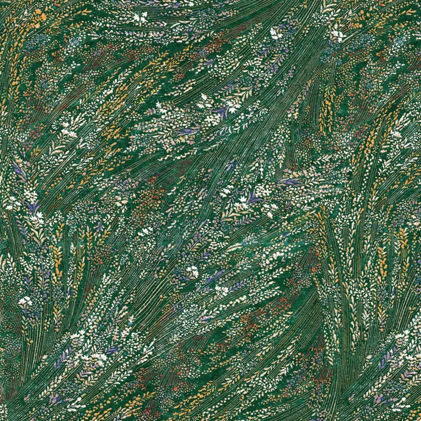 Green Meadow Breeze Cotton Wideback Fabric per yard - Prismatic Fiber Arts