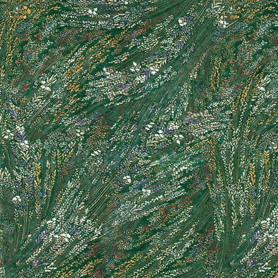 Green Meadow Breeze Cotton Wideback Fabric per yard - Prismatic Fiber Arts