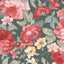 Green/Multi Focal Floral La Fleur Flannel Cotton 42"/43" Fabric Per Yard - Prismatic Fiber Arts