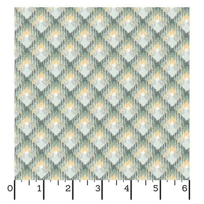 Green/Multi Plaid La Fleur Flannel Cotton 42"/43" Fabric Per Yard - Prismatic Fiber Arts