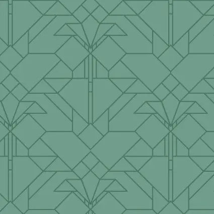 Green Water April Showers & Coonley Tulip Cotton Wideback Fabric per yard - Prismatic Fiber Arts