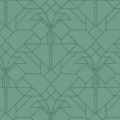 Green Water April Showers & Coonley Tulip Cotton Wideback Fabric per yard - Prismatic Fiber Arts