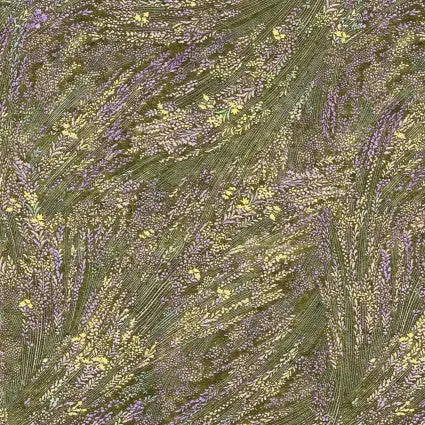 Green Wood Meadow Breeze Cotton Wideback Fabric per yard - Prismatic Fiber Arts