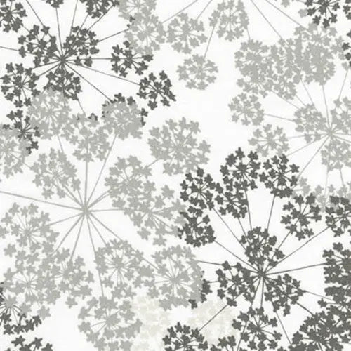 Grey Fog Blueprint Basics Wideback Cotton Fabric per yard - Prismatic Fiber Arts