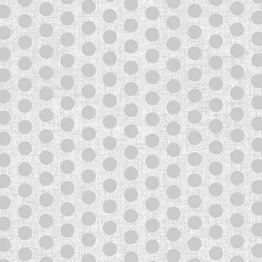 Grey Linen Dot Cloud Cotton Wideback Fabric per yard - Prismatic Fiber Arts