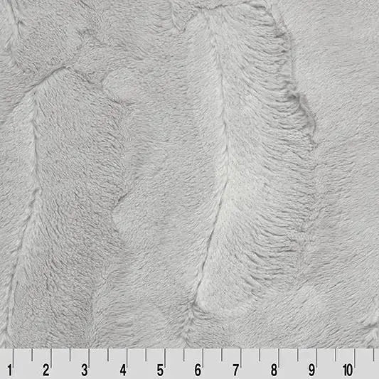 Grey Silver Luxe Cuddle Mirage 80" Fabric per yard - Prismatic Fiber Arts