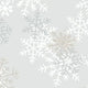 Grey Snowflakes Wideback Cotton Fabric per yard - Prismatic Fiber Arts