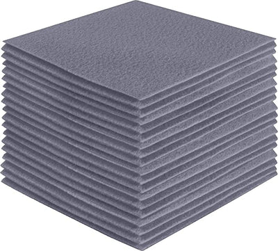 Acrylic Felt Craft Sheet Packs – Gray | 100% Soft Felt Sheets by FabricLA - Prismatic Fiber Arts