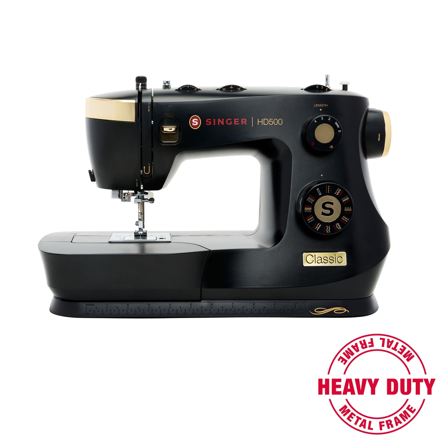SINGER® HD500 Classic Black Sewing Machine - Prismatic Fiber Arts