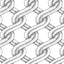White/Black Twisted Rope Stitched Braid Cotton Wideback Fabric Per Yard - Prismatic Fiber Arts