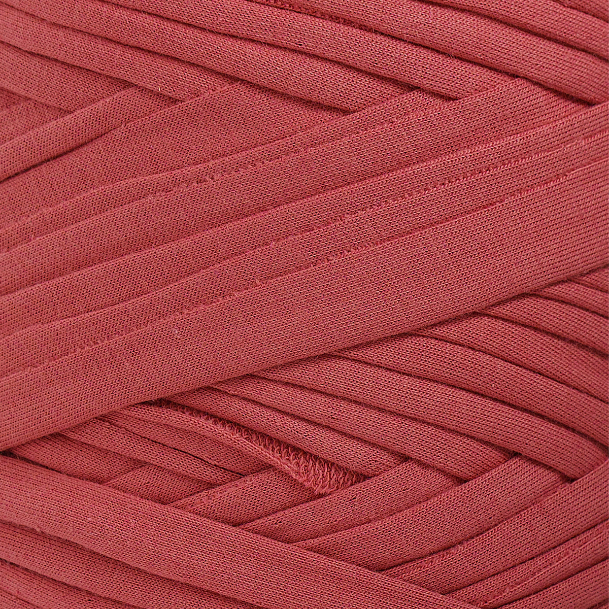 Recycled T-Shirt Fabric Yarn - Hibiscus Color - Prismatic Fiber Arts