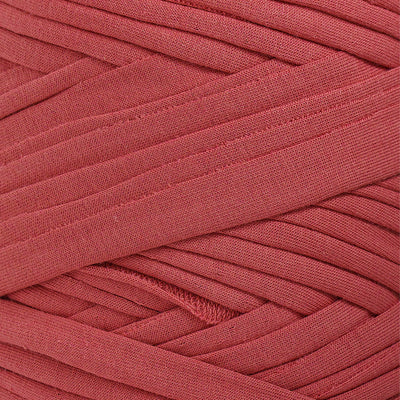 Recycled T-Shirt Fabric Yarn - Hibiscus Color - Prismatic Fiber Arts