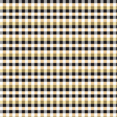 Halloween Plaid Poppie Cotton Black 44"/45" Fabric Per Yard - Prismatic Fiber Arts