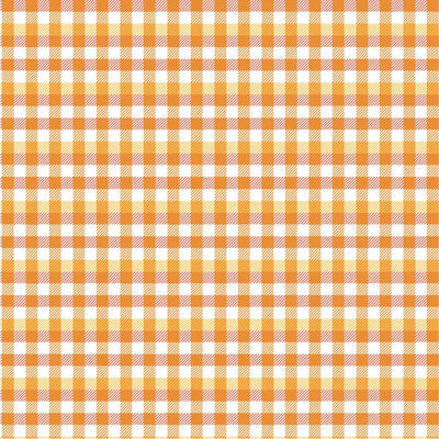 Halloween Plaid Poppie Cotton Orange 44"/45" Fabric Per Yard - Prismatic Fiber Arts