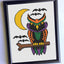 Halloween Owl Counted Cross Stitch DIY KIT - Prismatic Fiber Arts