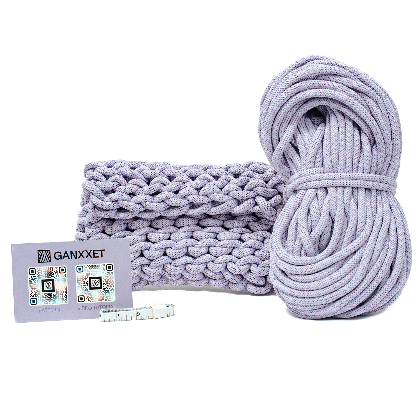 Hand Crochet Clutch DIY Kit by Ganxxet x Cord + Quartz - Prismatic Fiber Arts