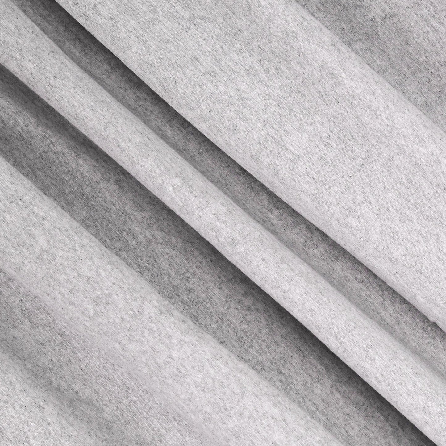 FabricLA 10 oz Cotton Spandex Jersey Knit Fabric – 4-Way Stretch | Heather Grey - Prismatic Fiber Arts