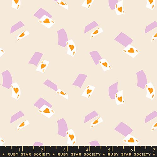 Hello Alice Shell Falling Aces Cotton 43"/44" Fabric Per Yard - Prismatic Fiber Arts