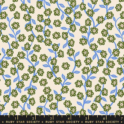 Hello Alice Shell Garden Florals Cotton 43"/44" Fabric Per Yard - Prismatic Fiber Arts