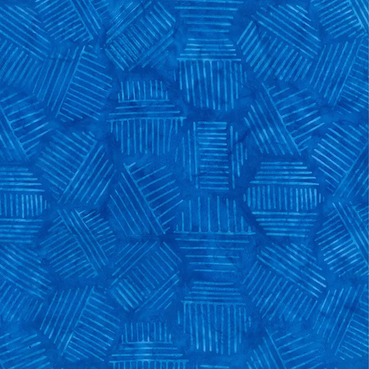 Hexies Blue Bayou 81700-42 Cotton 44"/45" Fabric Per Yard - Prismatic Fiber Arts