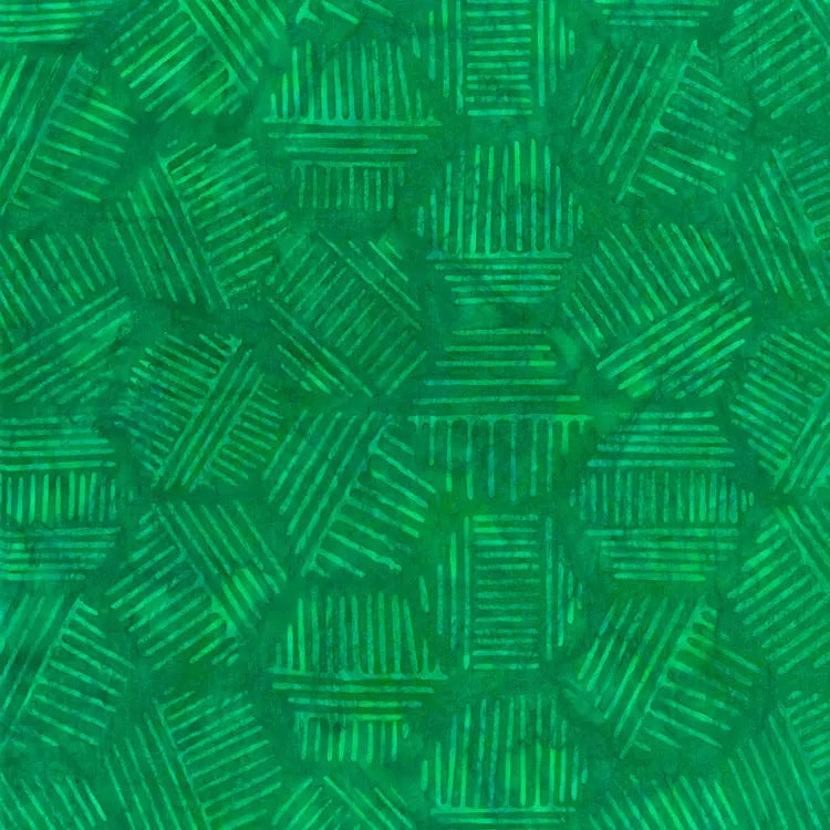 Hexies Emerald 81700-69 Cotton 44"/45" Fabric Per Yard - Prismatic Fiber Arts