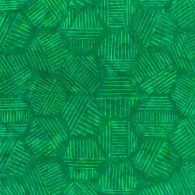 Hexies Emerald 81700-69 Cotton 44"/45" Fabric Per Yard - Prismatic Fiber Arts