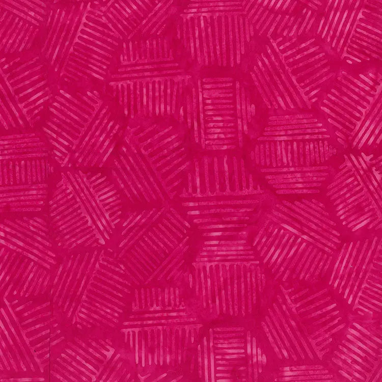 Hexies Pink Punch 81700-28 Cotton 44"/45" Fabric Per Yard - Prismatic Fiber Arts