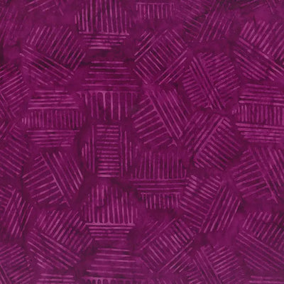 Hexies Purple Pansy 81700-85 Cotton 44"/45" Fabric Per Yard - Prismatic Fiber Arts
