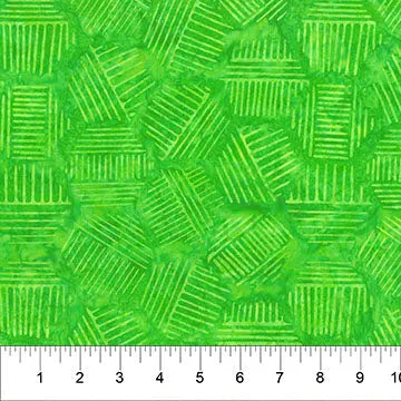 Hexies Spring Green 81700-73 Cotton 44"/45" Fabric Per Yard - Prismatic Fiber Arts