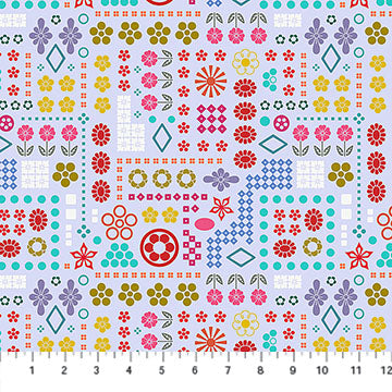 High Score Periwinkle Yesterday Cotton 44"/45" Fabric Per Yard - Prismatic Fiber Arts