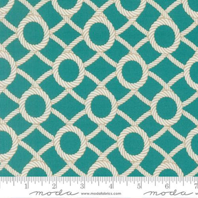 Horizon Reef Rope Net Cotton 44"/45" Fabric Per Yard - Prismatic Fiber Arts