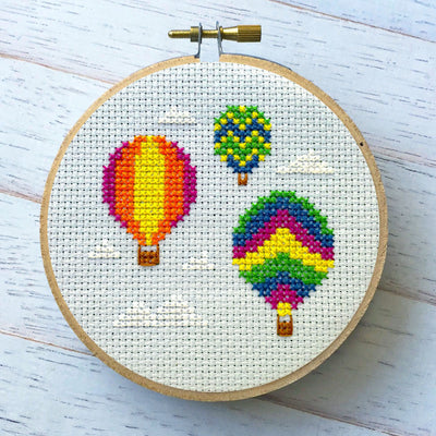 Hot Air Counted Cross Stitch Kit - Prismatic Fiber Arts