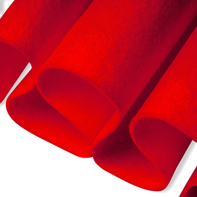 FabricLA Hot Orange Acrylic Felt Fabric - 160gms/sq. Yd - 72" Wide | 1.6mm Thick by the Yard - Ideal for Bold Crafts and Eye-Catching Decor - Prismatic Fiber Arts