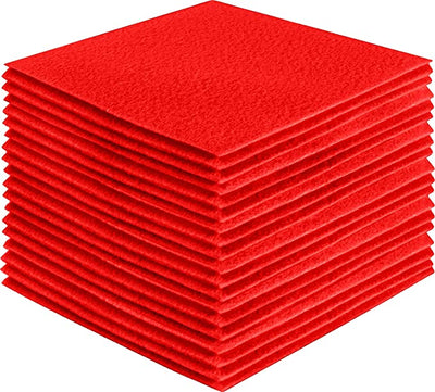FabricLA Acrylic Felt Craft Sheet Packs – Hot Orange | Soft 100% Acrylic Felt Sheets for DIY & Crafts - Prismatic Fiber Arts