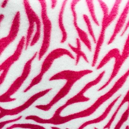 Zebra Print Fleece Fabric - Prismatic Fiber Arts