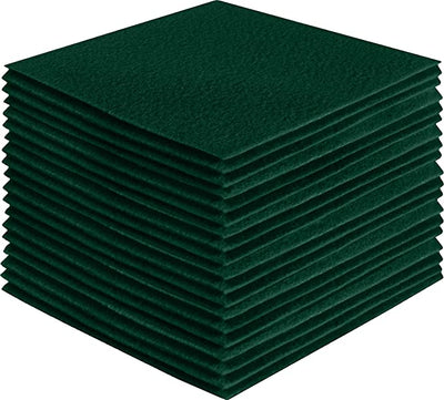 FabricLA Acrylic Felt Craft Sheet Packs – Hunter Green | Soft 100% Acrylic Felt Sheets for DIY & Crafts - Prismatic Fiber Arts