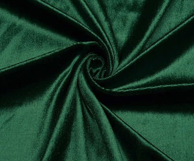FabricLA Stretch Velvet Fabric by the Yard – Hunter Green | 90% Polyester 10% Spandex | 280gsm | 58/60” Wide - Prismatic Fiber Arts