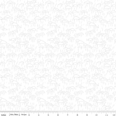 Hush Hush 5 When Skies are Gray Cotton 43"/44" Fabric Per Yard - Prismatic Fiber Arts