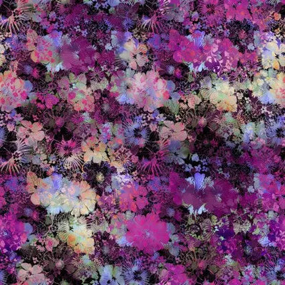 I Dream In Color Lush Magenta Purple 44"/45" Fabric Per Yard - Prismatic Fiber Arts