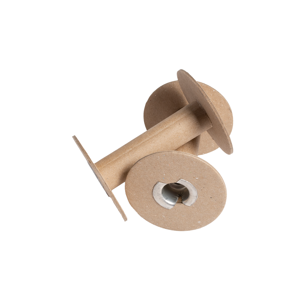 Schacht Cardboard Spools with Metal Ends 4” Pk of 10 - Prismatic Fiber Arts