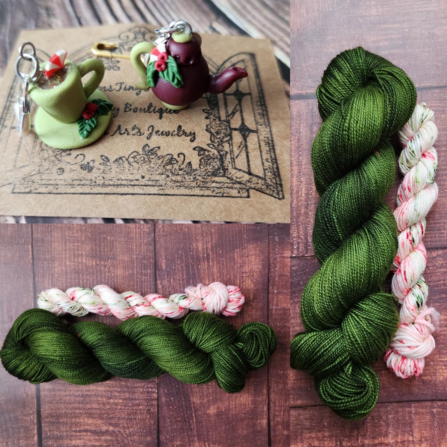Haul out the Holly Sock Set - Prismatic Fiber Arts