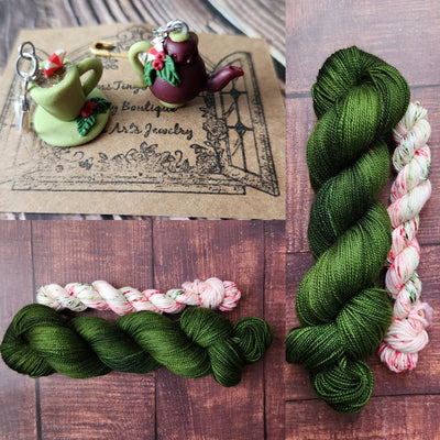 Haul out the Holly Sock Set - Prismatic Fiber Arts