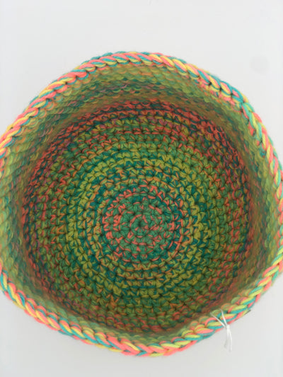 Pastel Rainbow Basket - Prismatic Fiber Arts