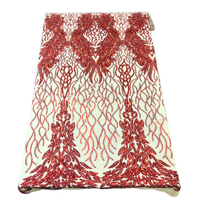 Lioness Stretch Sequins Fabric - Prismatic Fiber Arts