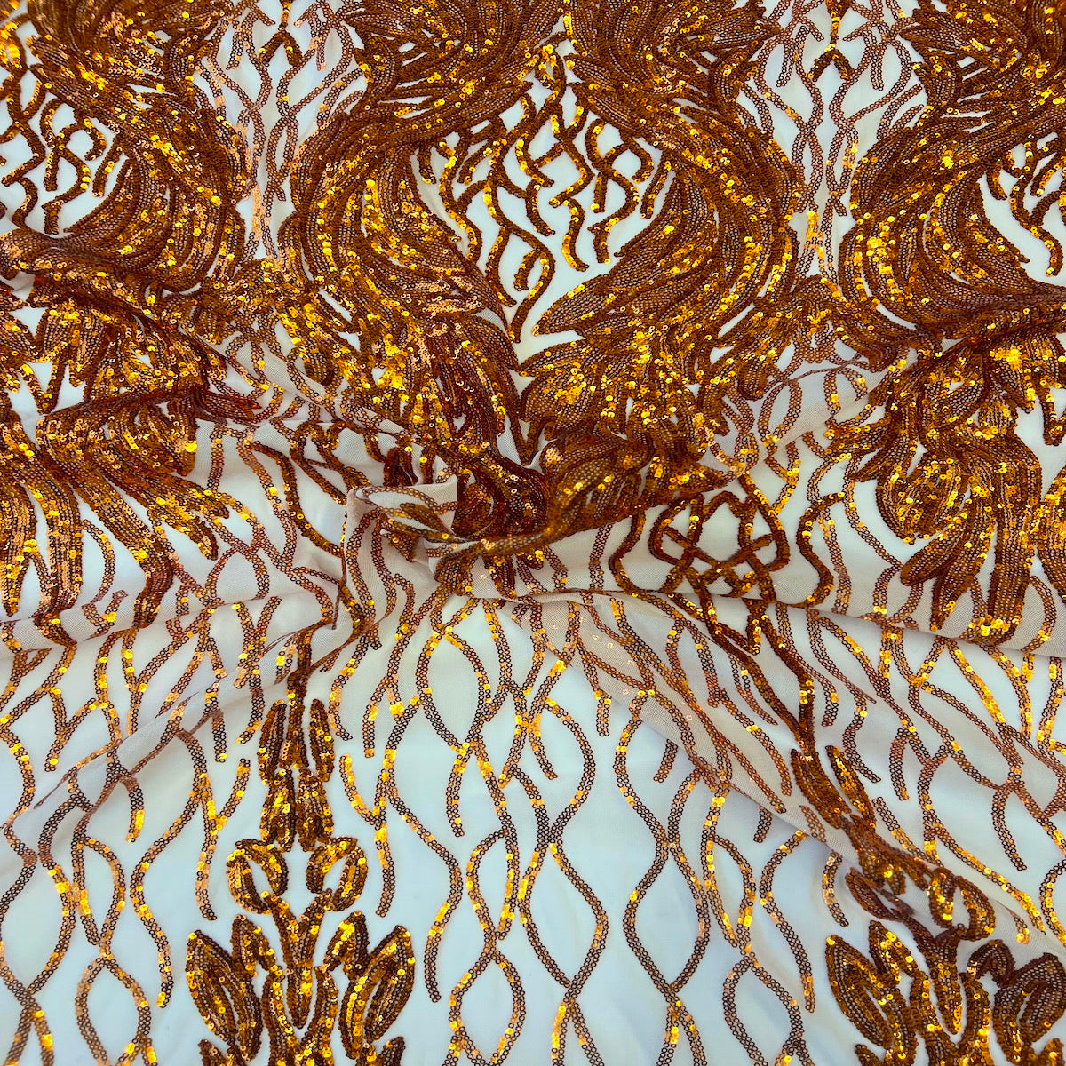 Lioness Stretch Sequins Fabric