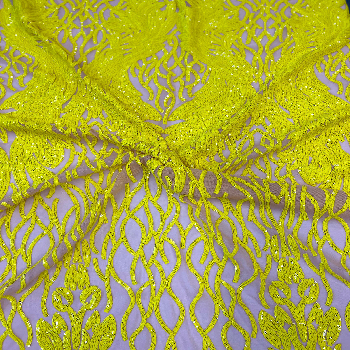 Lioness Stretch Sequins Fabric